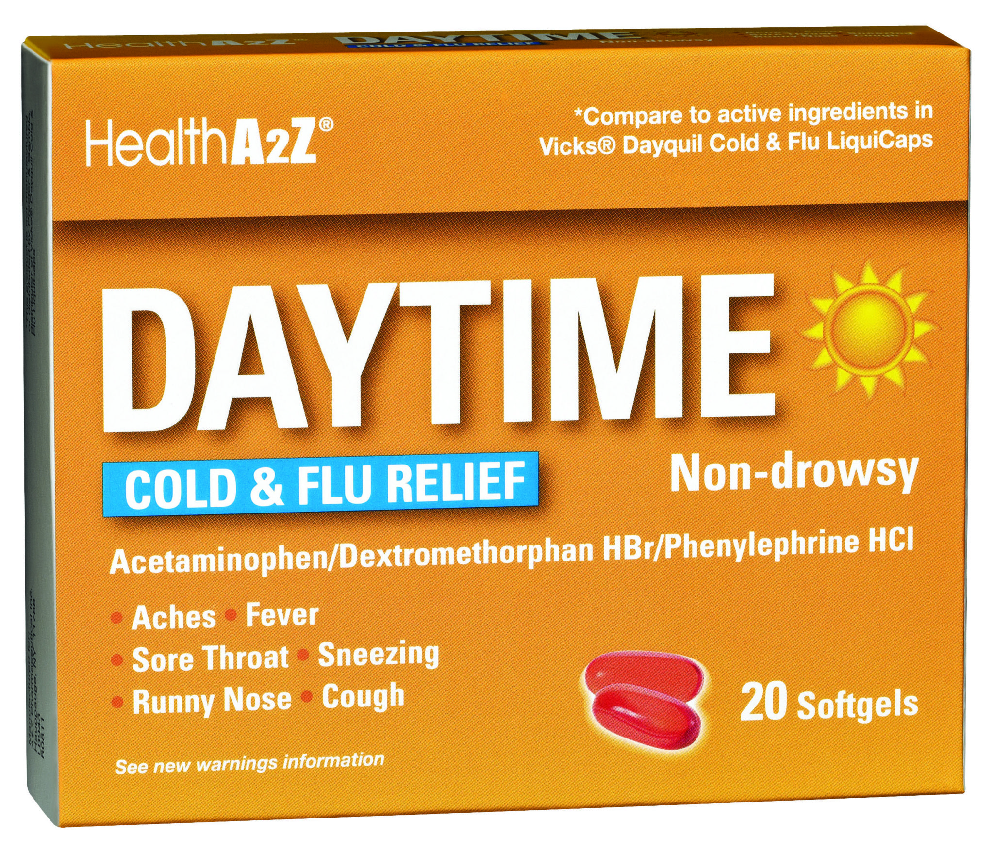 HealthA2Z® Daytime Cold & Flu Relief
